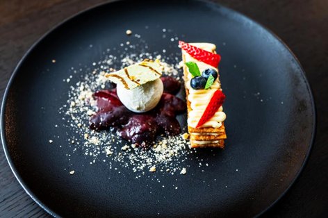 Nahaufnahme Tellergericht