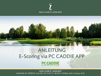 Leitfaden E-Scoring