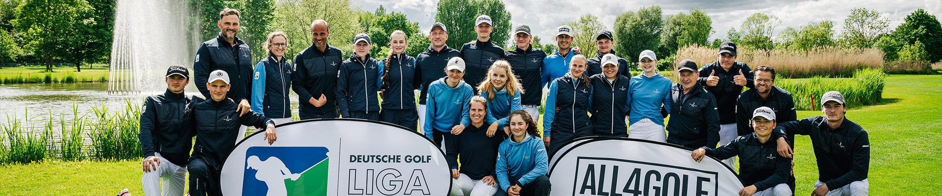 Gruppenfoto mit Damen- und Herrenteam